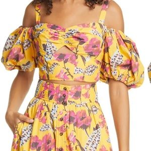 A.L.C. Melody Top in Yellow Size 6